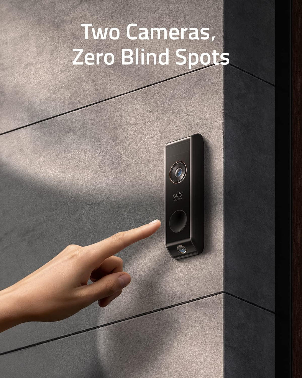 Video Doorbell Dual Camera 2K Wireless Battery-Powered R6105