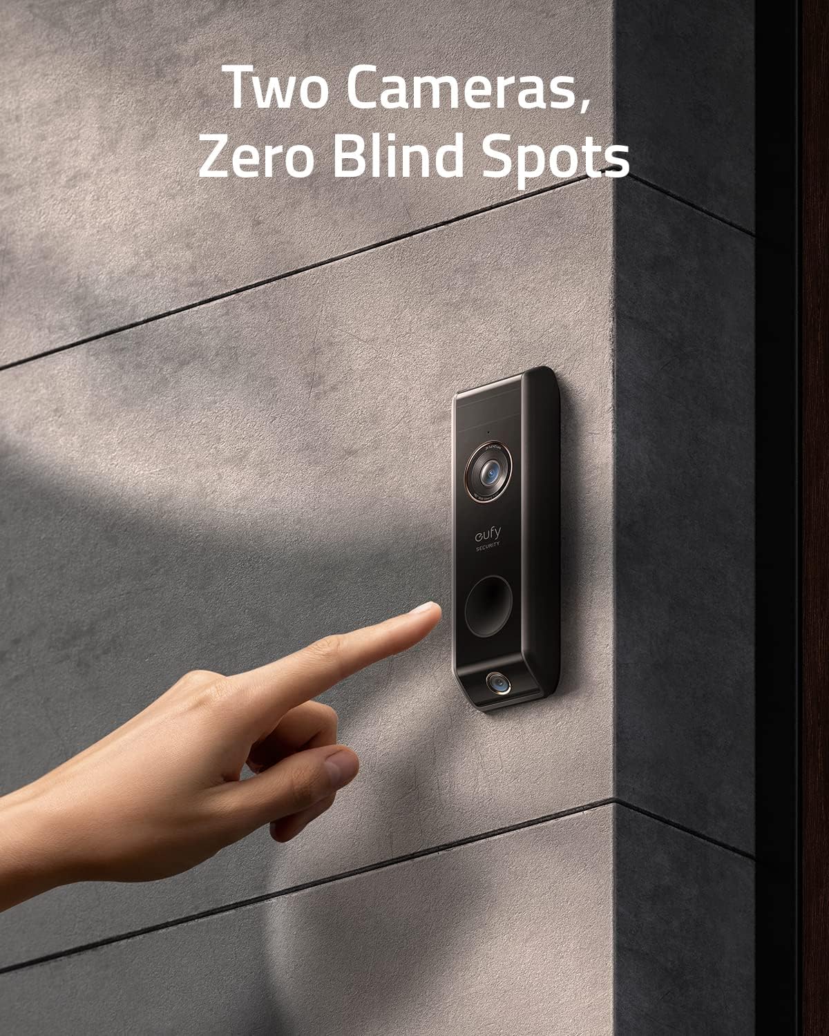 Video Doorbell Dual Camera 2K Wireless Battery-Powered R6105