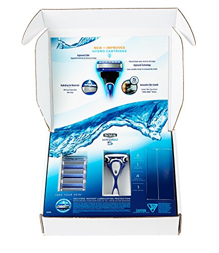 Men's Shaving Starter Gift Set with Razor and 5 Blade Refills M564