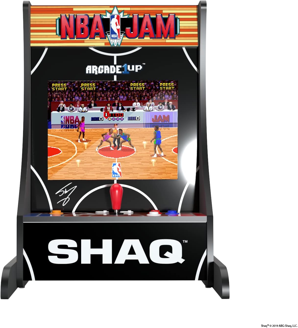 ARCADE1UP NBA JAM Shaq Edition Partycade 3 Games in 1