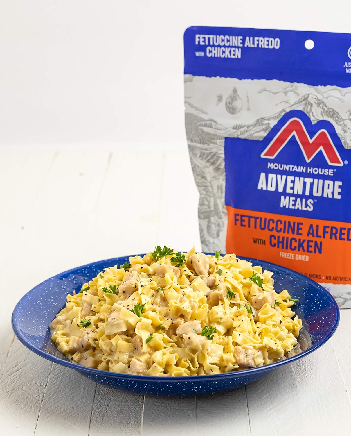 Freeze Dried Fettuccine Alfredo with Chicken, 2 Servings U454805