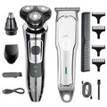 Electric Razor for Men, Electric Shavers for Men Electric Shavers Wet & Dry Use Rechargeable Shavers for Men IPX7 Waterproof with Nose Trimmer Sideburns Trimmer.