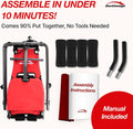 Inversion Chair/Bench - Portable, Lightweight Design - Manual Incline/Decline - Back Pain Relief, Core Strengthening - Exercise Equipment for Abs - Lumbar Support, Foldable, Easy to Use