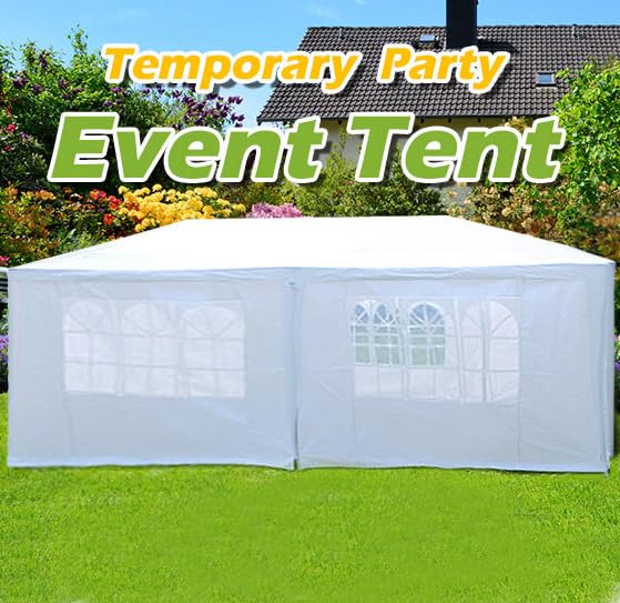 10x20 Heavy Duty Party Tent Outdoor Gazebo Canopy with Removable Sidewalls I564697