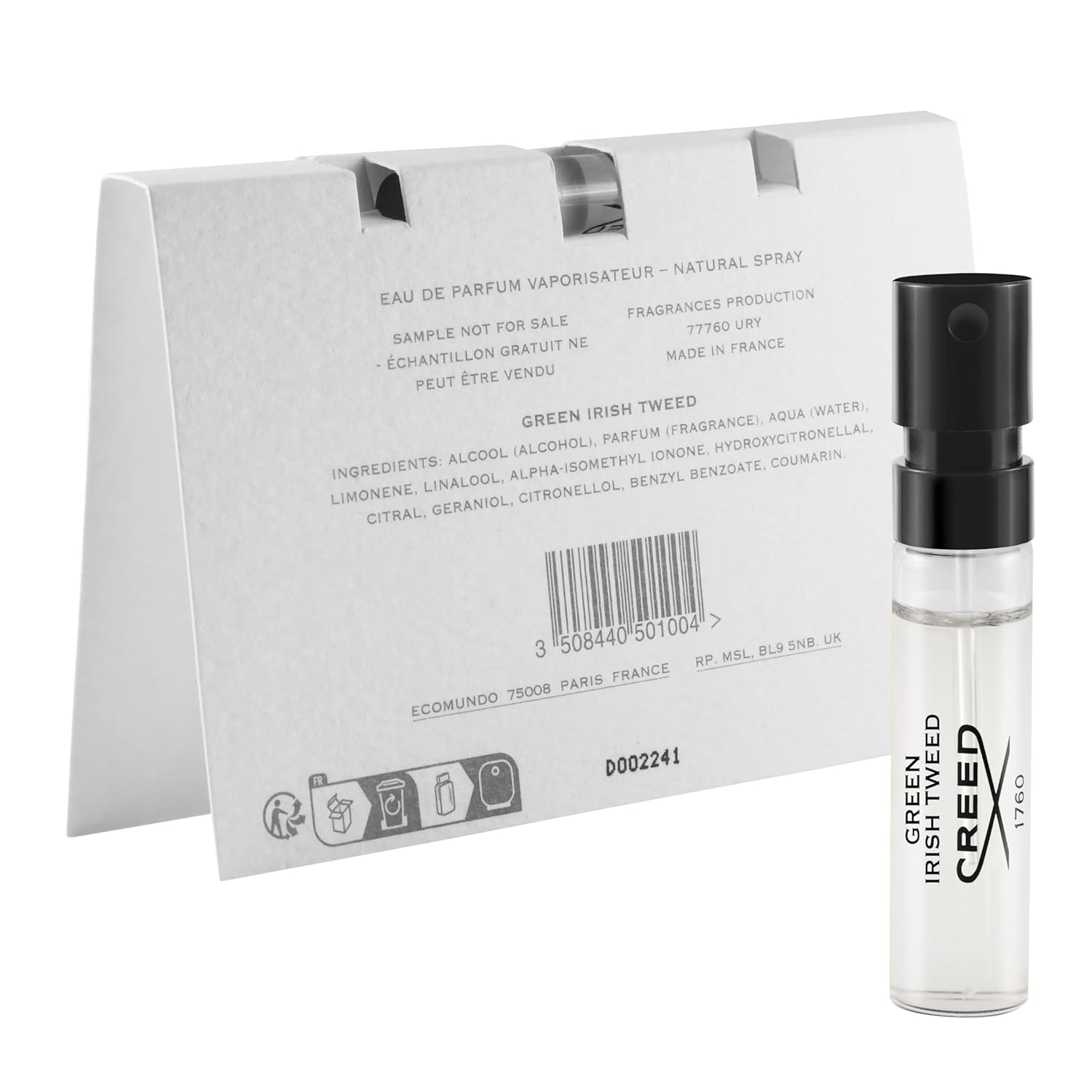 Men's Fragrance Sample Set - 6 Cologne Samples, 0.05 oz Each U110