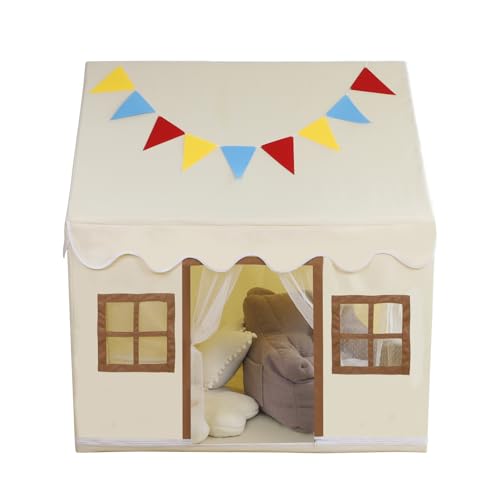 Kids Play Tent with Floor and Star Light, Indoor Outdoor Playhouse K309