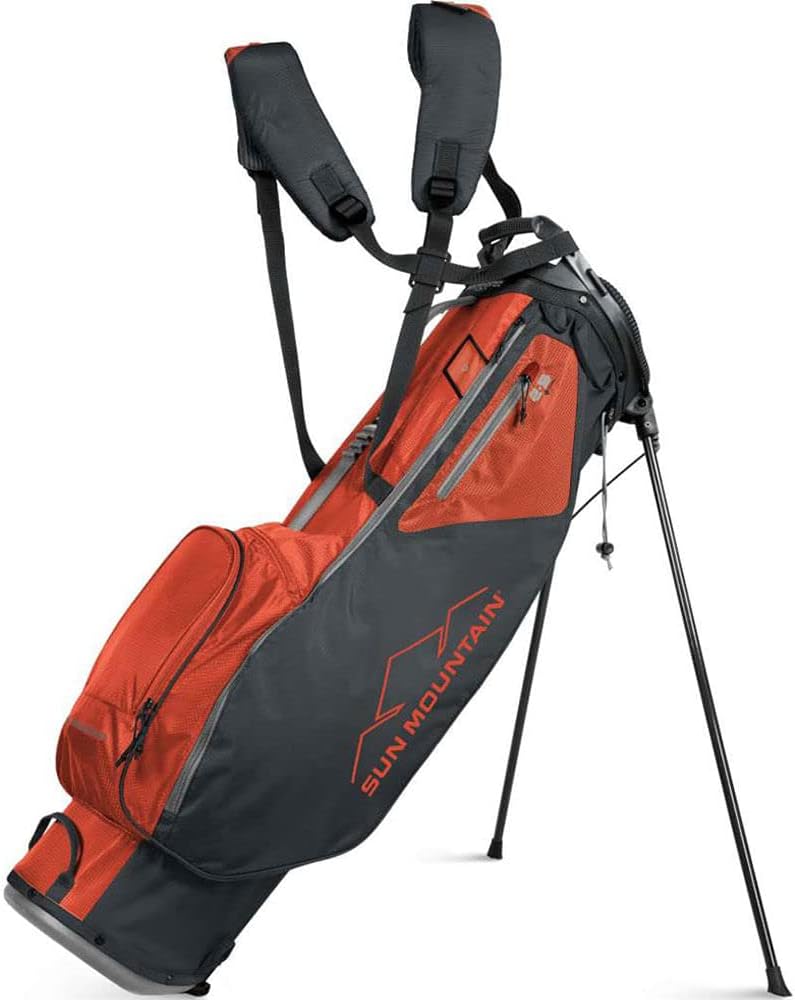 Sun Mountain 2022 Golf Stand Carry 2.5+ 14-Way Divided Bag - Gunmetal Inferno