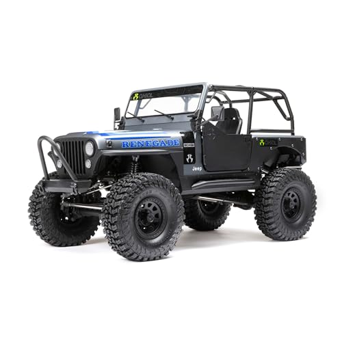 Axial RC Truck 1/10 SCX10 III Jeep CJ-7 4WD Brushed RTR (Battery and Charger Not Included), Red, AXI03008T1