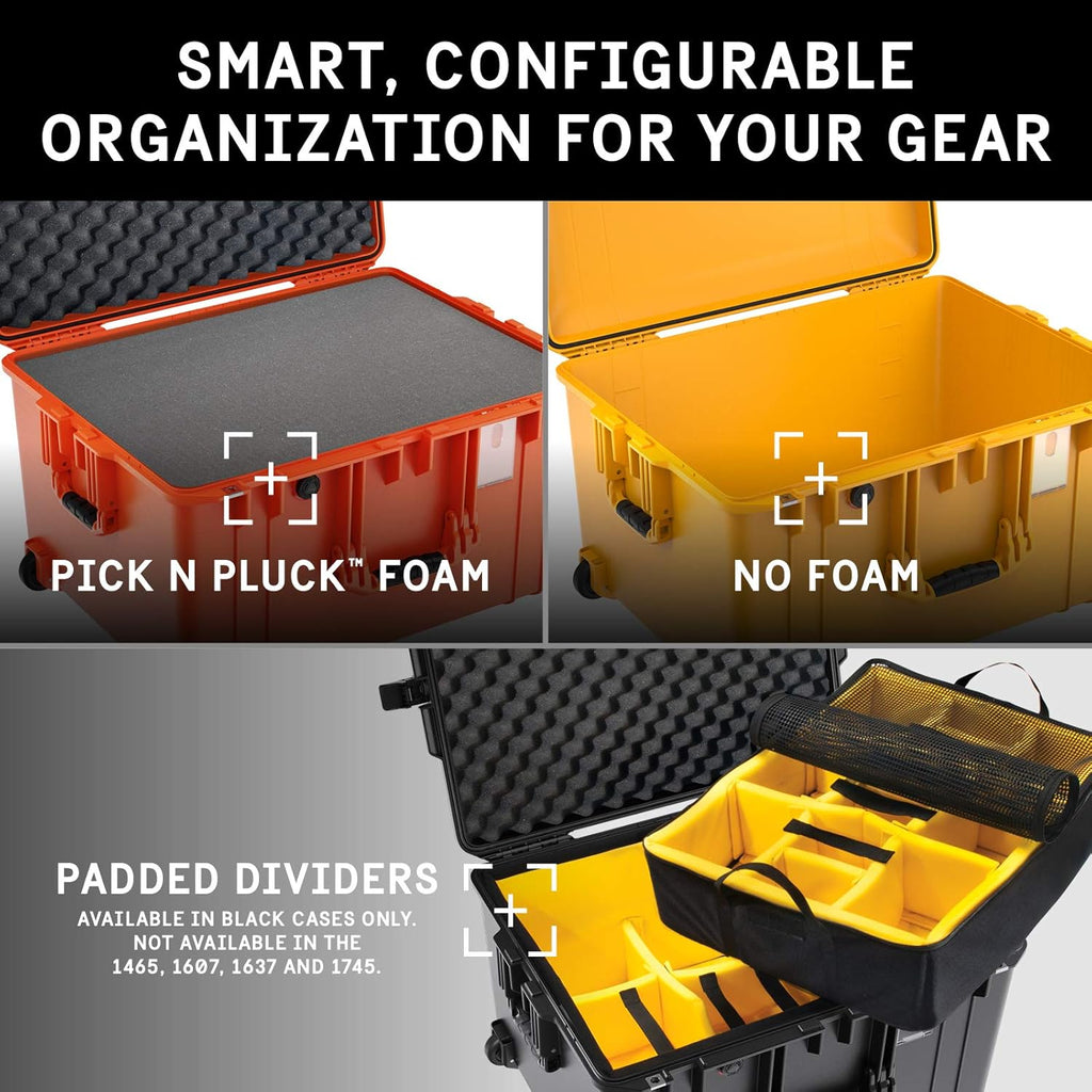 Pelican Air 1637 Case with Foam - Black V590