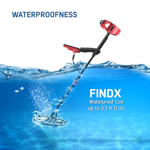 Waterproof Metal Detector for Adults with Pinpointer, USB Rechargeable C3473