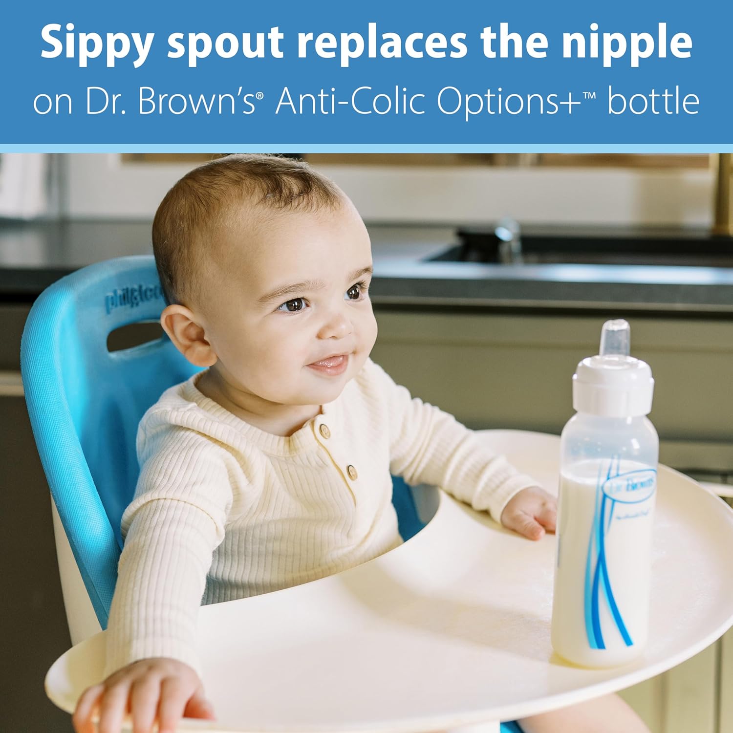 Baby Bottle Sippy Spout, Soft Silicone, 6m+, 2 Count Q379