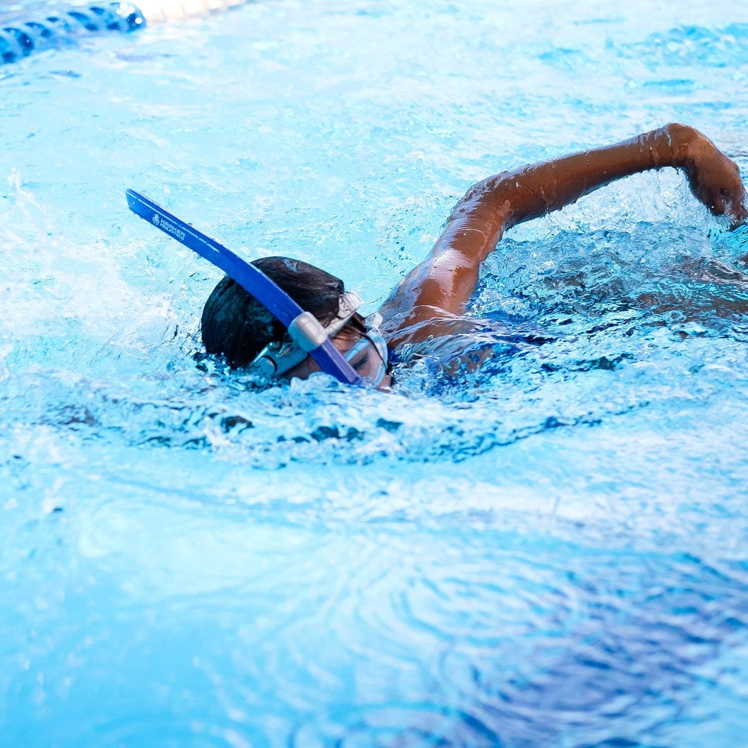 Snorkel for Lap Swimming and Pool Training with Silicone Mouthpiece M518016