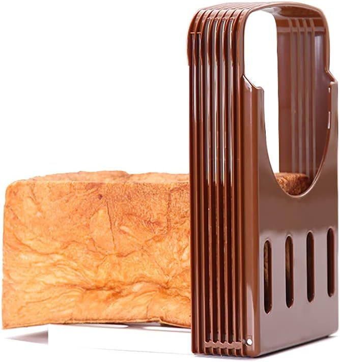 Bread Slicer Adjustable Toast Slicing Rack Homemade Bread Slices with Anti-Slip Mat