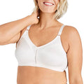 Bali Women's Double Support Wireless, Lace Bra with Stay-in-Place Straps, Full-Coverage