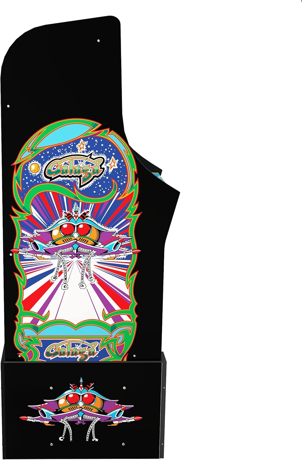 Galaga 40th Anniversary Arcade Cabinet with Riser T86057