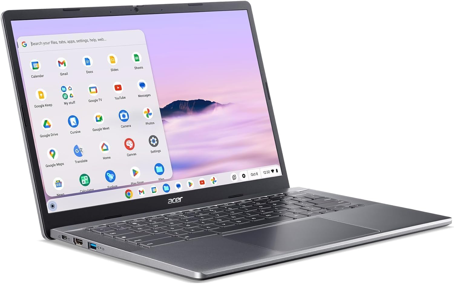 Chromebook Plus 14" Touchscreen Laptop, 8GB RAM, 256GB SSD S3913