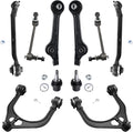 Detroit Axle - RWD Front End Control Arms Kit for 11-19 Chrysler 300 Dodge Challenger Charger, Control Arms Ball joints Sway Bars 2011 2012 2013 2014 2015 2016 2017 2018 2019 Replacement - 10pc Set