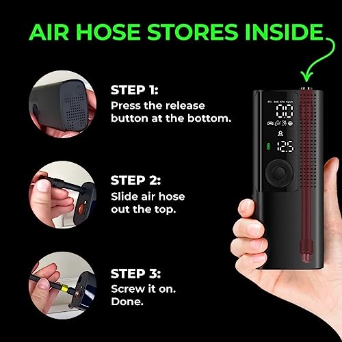 Portable Tire Inflator Air Compressor with Pressure Gauge W946870