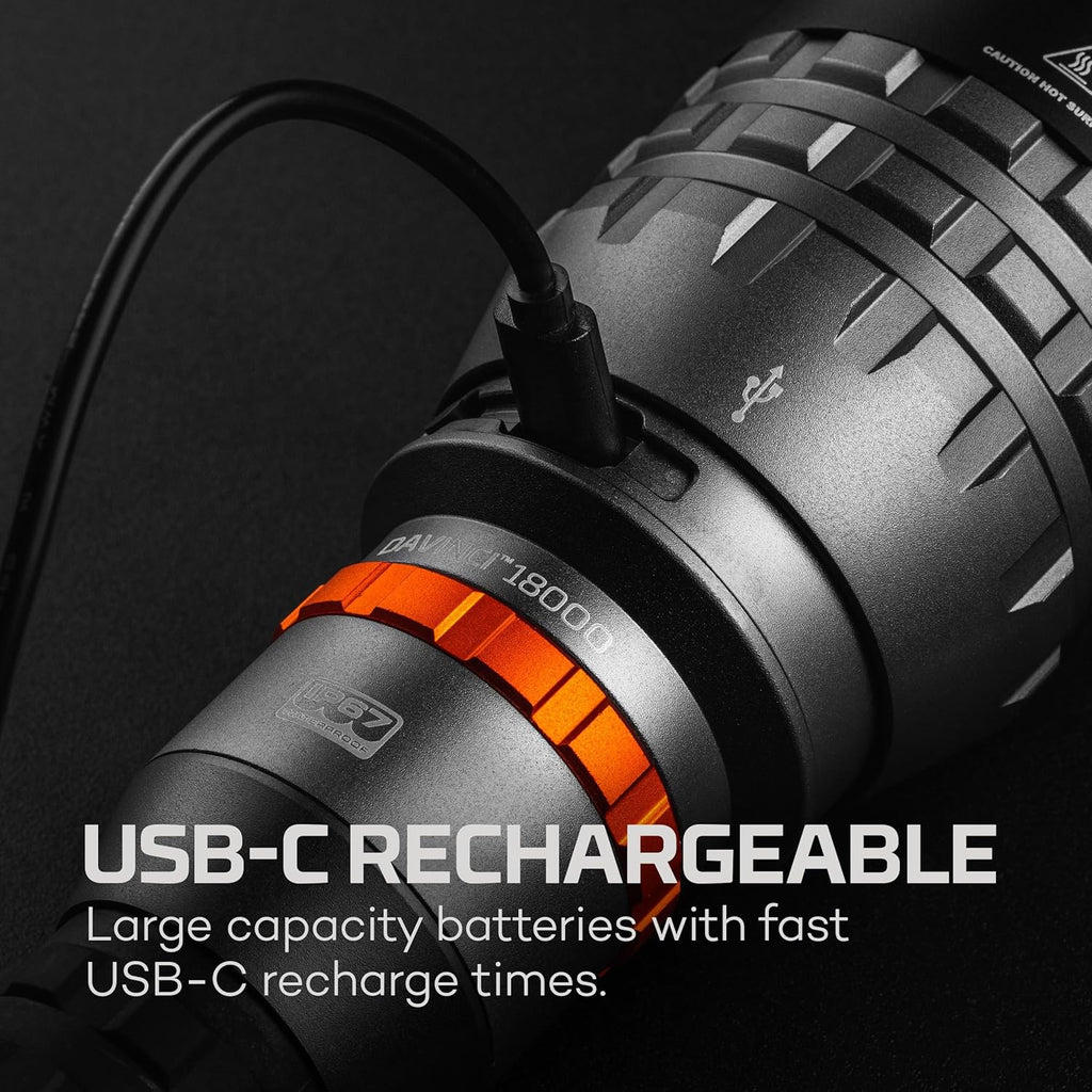 Rechargeable Waterproof Handheld Flashlight A51744