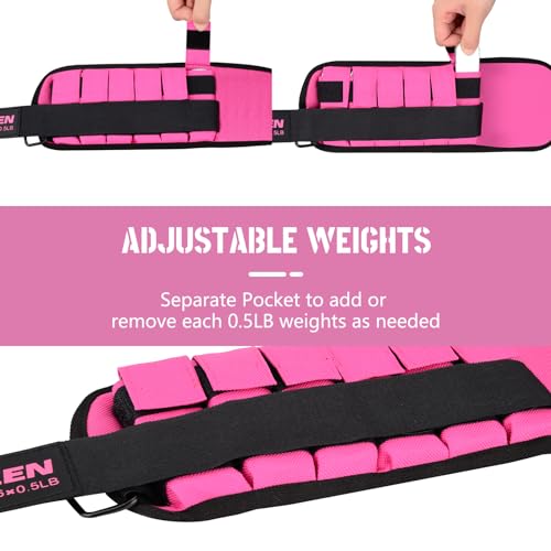 Adjustable Ankle Weights 1-3 LBS for Walking Running Exercises F861