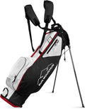 Sun Mountain Mens 2022 2.5+ Stand Carry Golf Bag (Black White Red)