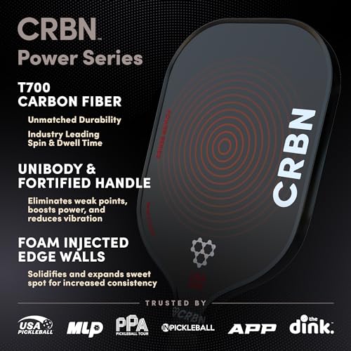 Carbon Fiber Pickleball Paddle with Foam Injected Edges D91089