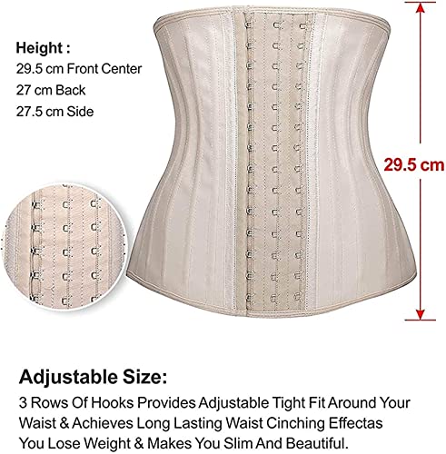 Waist Trainer for Women Latex Underbust Corset Hourglass Body Shaper H4189