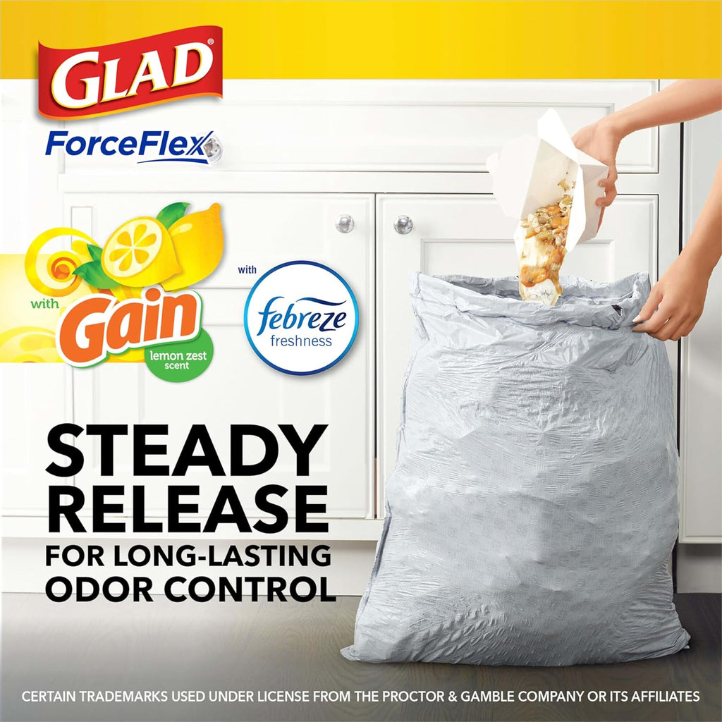 Tall Kitchen Drawstring Garbage Bags, 13 Gal, 110 Ct Q28498