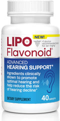 Lipo Flavonoid Advanced Hearing Support Daily Supplement, Helps Reduce The Risk of Hearing Decline and Promotes Optimal Hearing, 40 Caplets