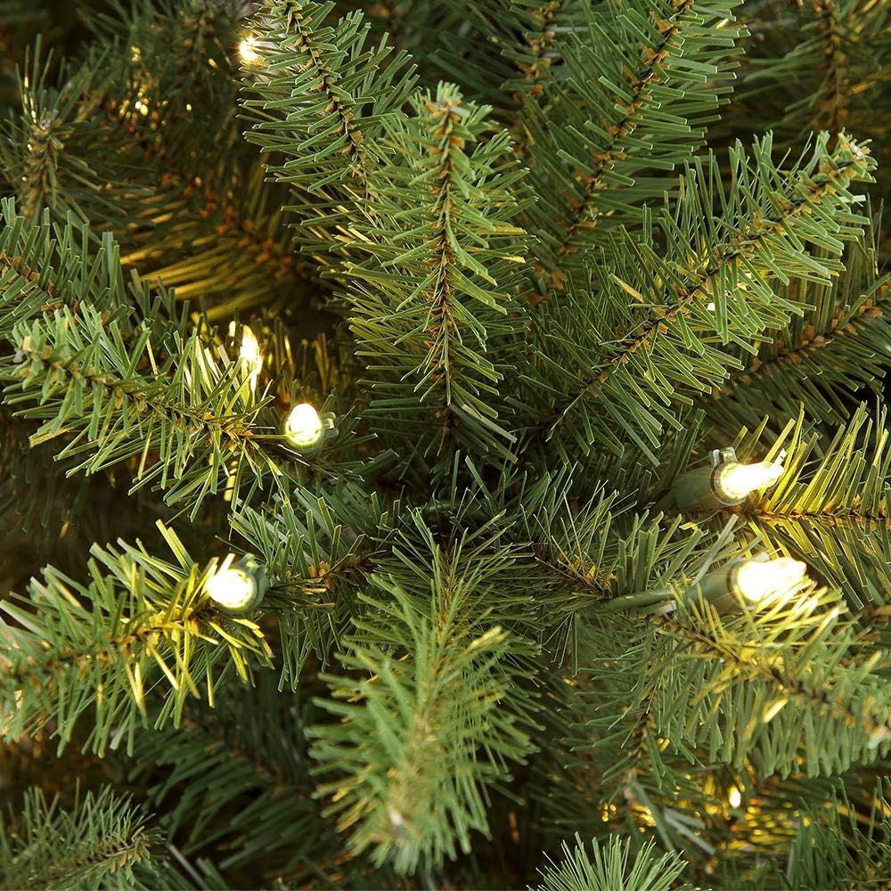 7.5 ft Pre-Lit Slim Fraser Fir Artificial Christmas Tree with 500 Clear Lights J26786