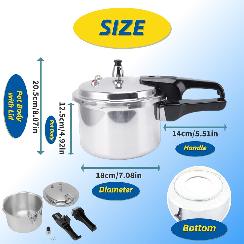 Stainless Steel Pressure Cooker, 3L, for Induction Cooker Y649169