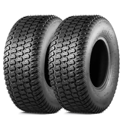 MaxAuto 2 Pcs 20x8-10 Turf Saver Tire, 20x8.00x10 Lawn & Garden Tire - LRB/4ply Tubeless
