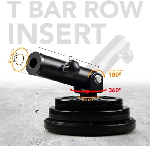 T Bar Row Insert for Olympic Barbell Bars, Landmine Attachment W23883