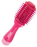 Bliss Hair Dryer Brush - One Step Styling Thermal Blowout Brush Hair Dryer - Hair Volumizer Blow Dryer Heated Round Brush, Peach