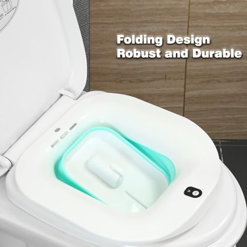 Sitz Bath Basin for Postpartum Care, Hemorrhoid Relief, and Perineum Cleansing S251