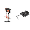 VEVOR 12 in Benchtop Drill Press, 5 Amp 120V, Variable Speed Cast Iron Bench Drill Press, 12 in Swing Distance 0-45° Tiltling Worktable with Laser Work Light, Tabletop Drilling Machine for Wood Metal