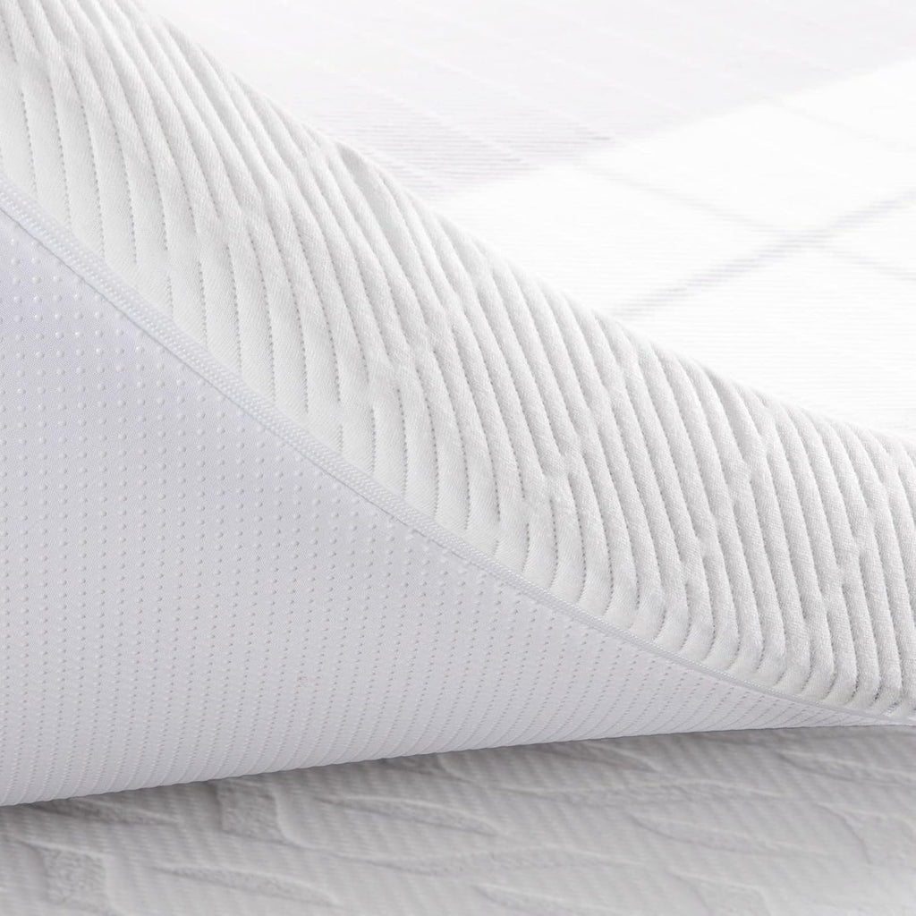Firm Memory Foam Mattress Topper Twin Size, Cooling Gel Infused O235423