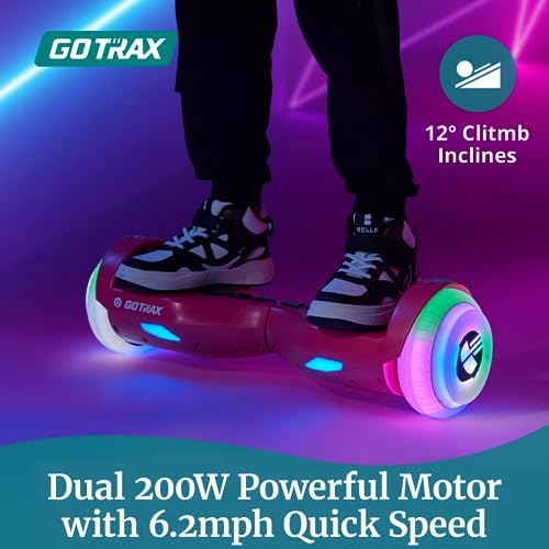 Hoverboard with LED Wheels and Headlight, Self Balancing Scooter P146