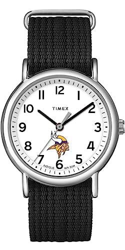 TIMEX Unisex Weekender 38mm Watch with Slip-Thru Single Layer Strap