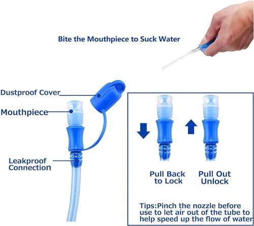 Hydration Bladder 2L-3L for Hiking Backpack Leak Proof Water Reservoir L16505