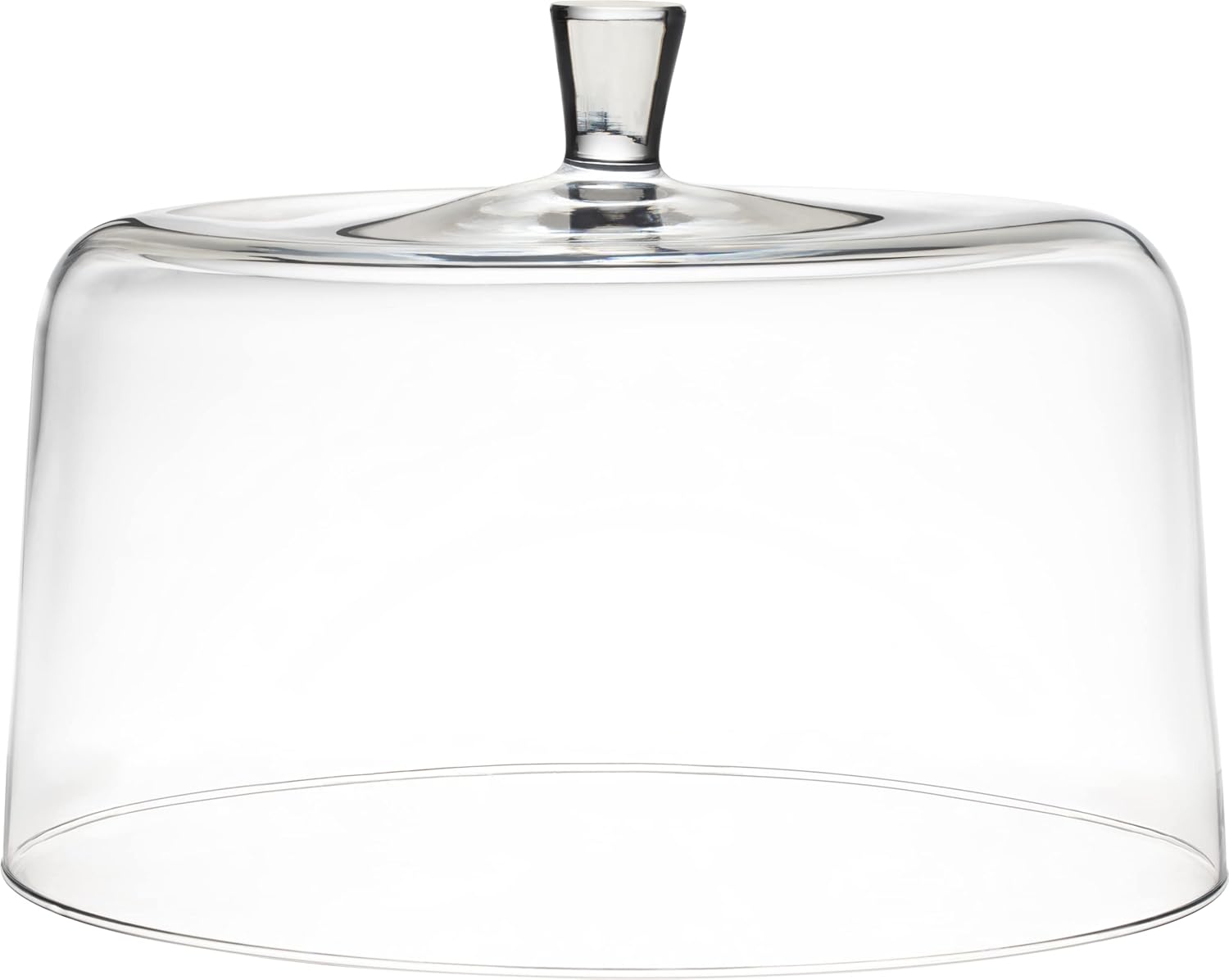 Barski - Euorpean Quality Glass - Extra Large Glass - Clear - Cake Dome - 11.5" Diameter - Made in Europe