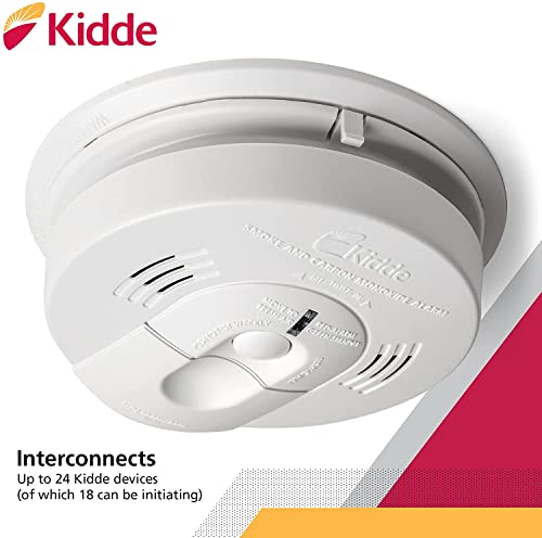 Smoke & Carbon Monoxide Detector, Hardwired, Battery Backup, 2-Pack H838