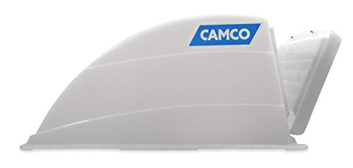 RV Roof Vent Cover with High Flow Air Ventilation, Easy Installation, White W32709