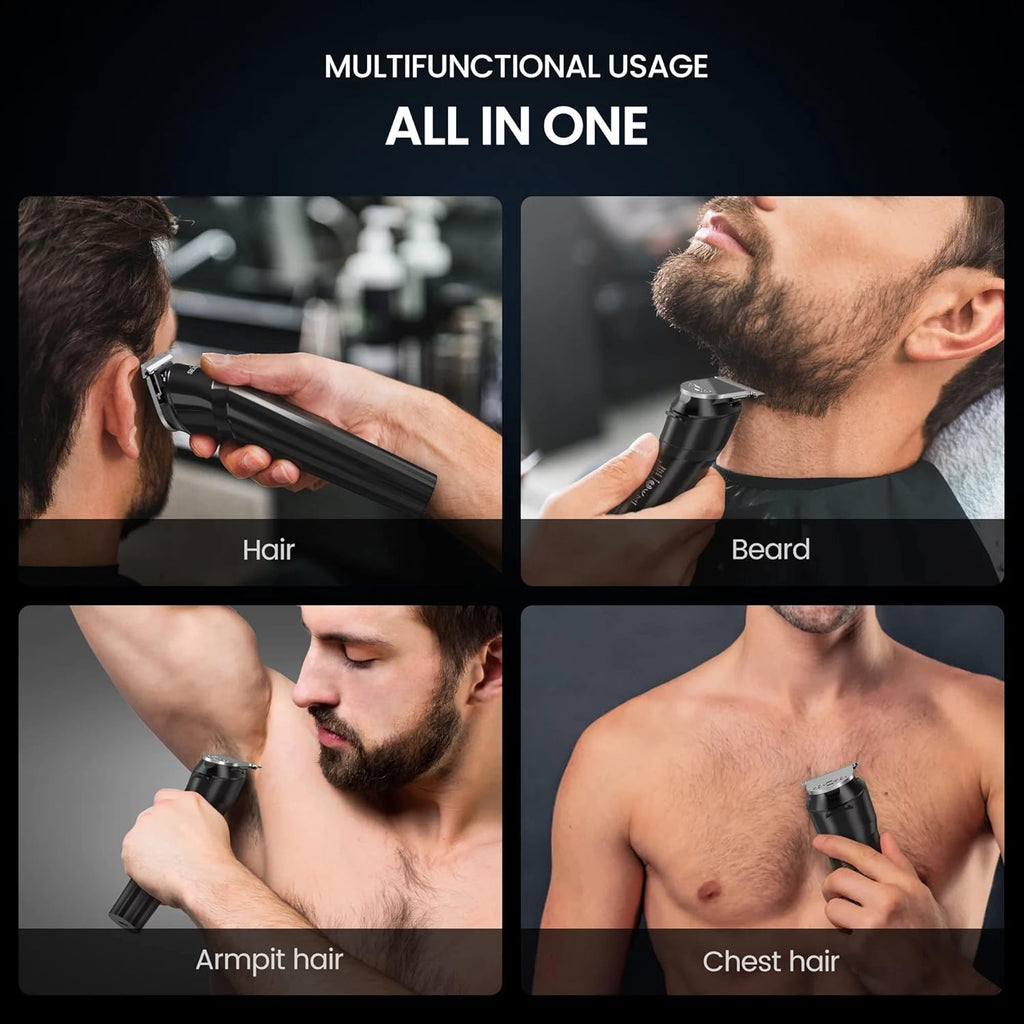 Electric Razor for Men, Body Hair Trimmer, Beard Trimmer with USB Rechargeable R14037