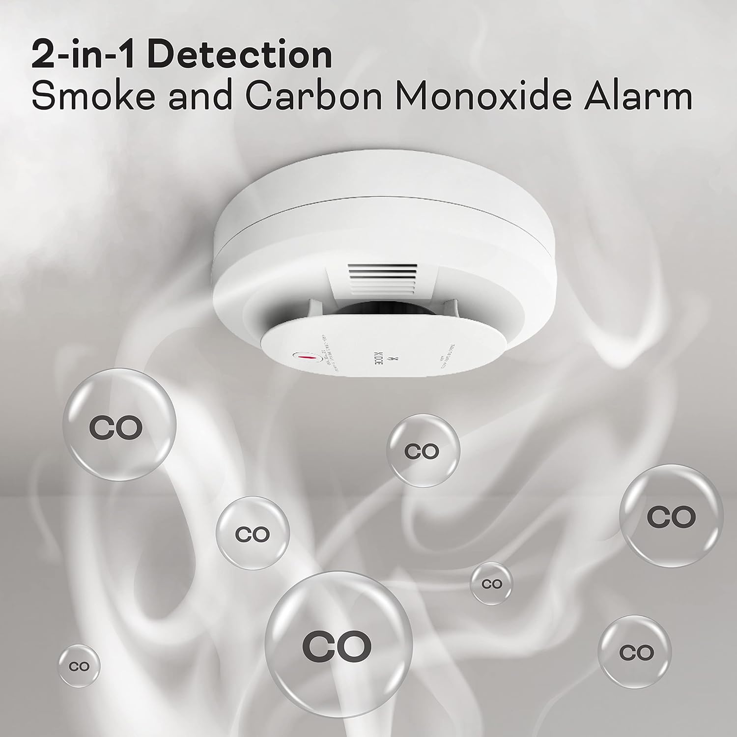 Smoke & Carbon Monoxide Detector, 2 Pack S40196