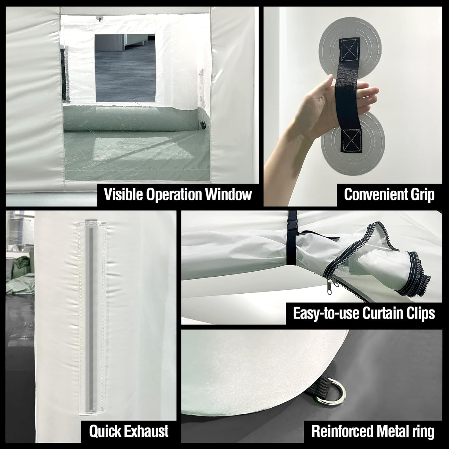 Inflatable Paint Booth 13x10x8ft with Blower and Air Filter D6554