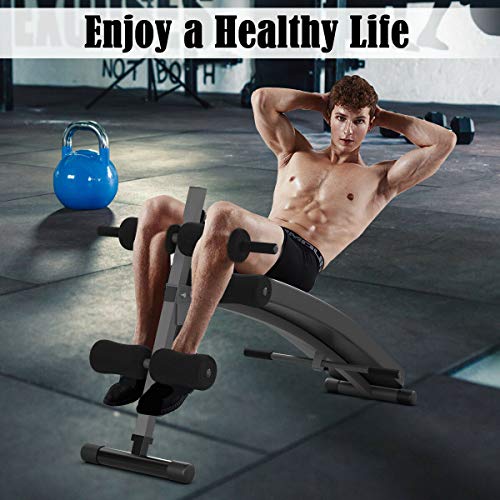 Adjustable Sit Up Bench Slant Board for Ab Crunch Y89360