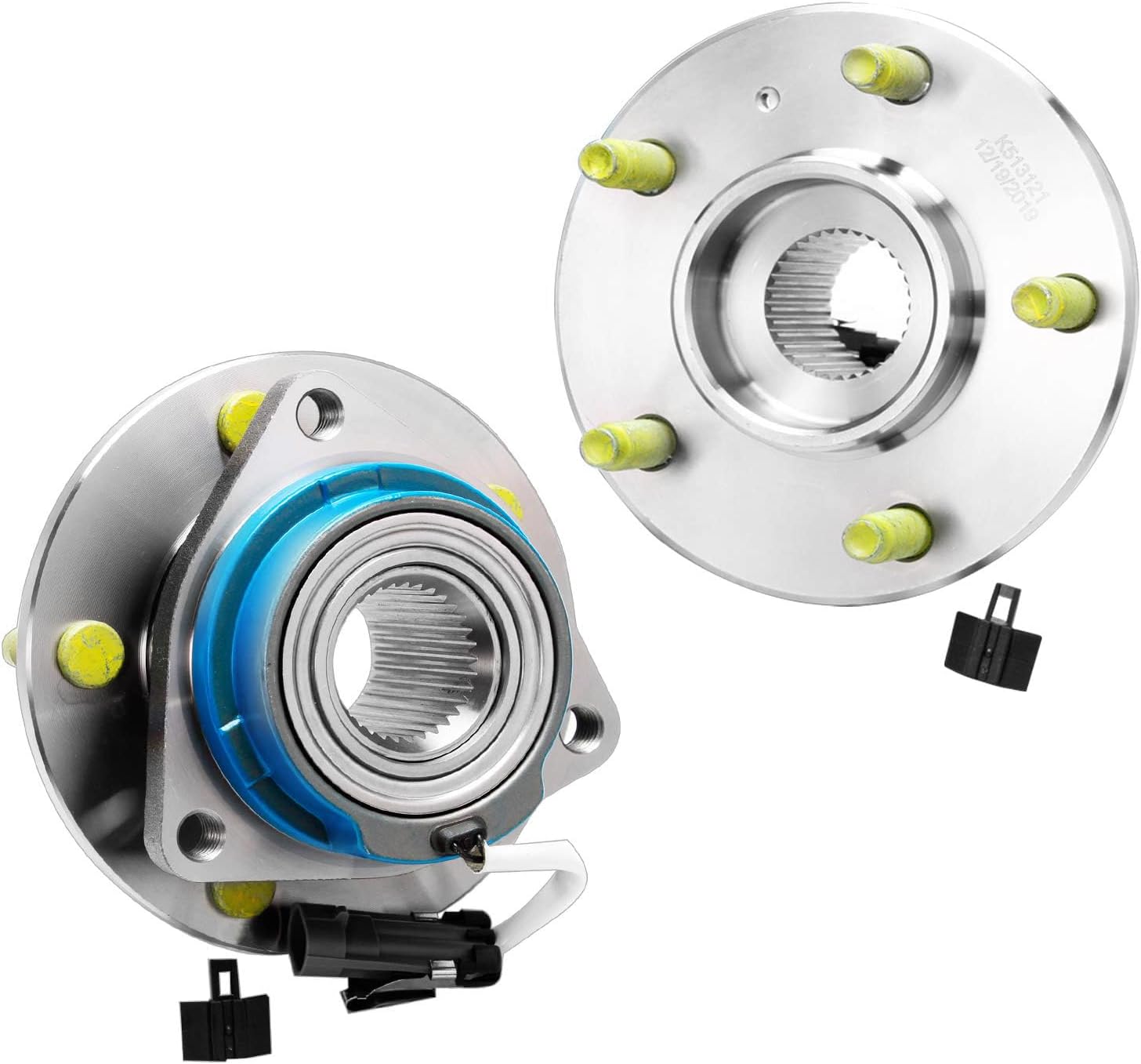 Detroit Axle - 2 Wheel Bearing Hubs Front for Chevy Impala Monte Carlo Buick Lacrosse Lesabre Cadillac DTS Pontiac Grand Prix, Rear for Chevy Uplander Venture Front or Rear Wheel Bearing and Hubs