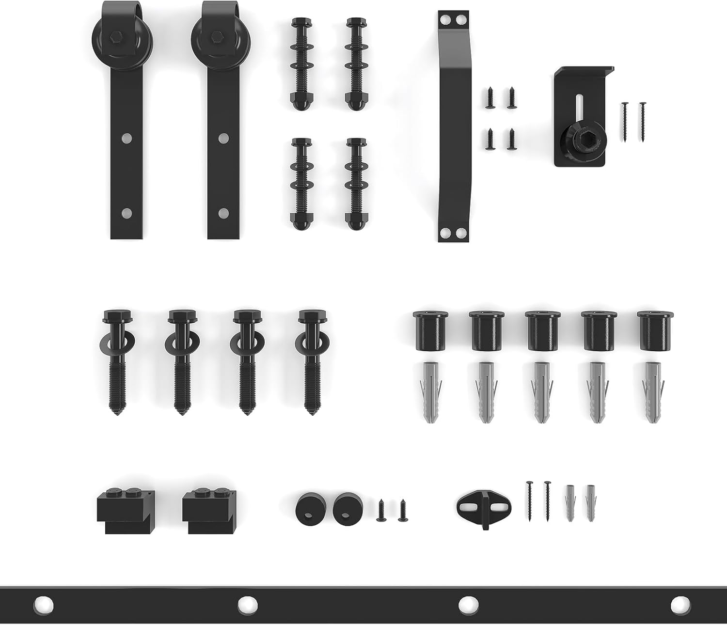 Sliding Barn Door with Hardware Kit for Interior Rooms and Closets Y2011