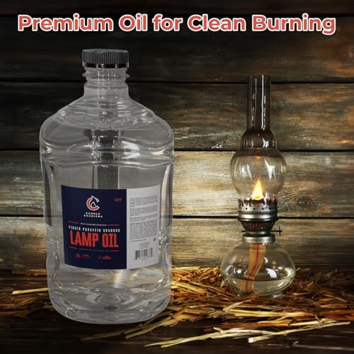Paraffin Lamp Oil - 1 Gallon - Unscented, Smokeless H3035